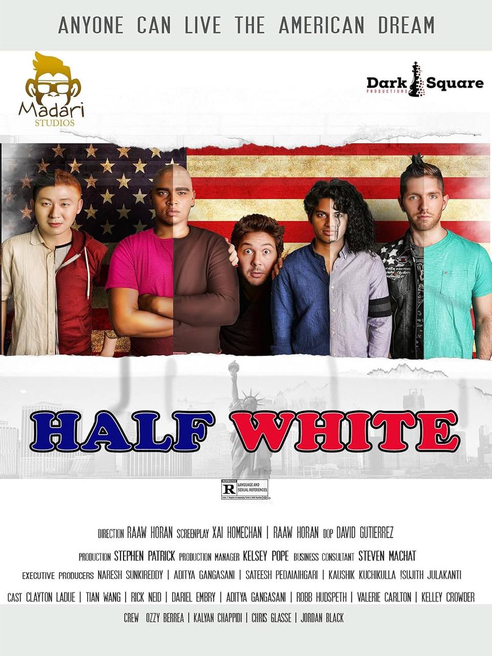 HALF WHITE poster